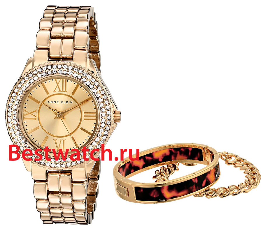 Часы Anne Klein Crystal 1462TOST